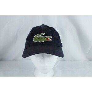 Lacoste Sport Miami Open Itau Hat Cap OSFM Blue Embroidered Gator Adjustable
